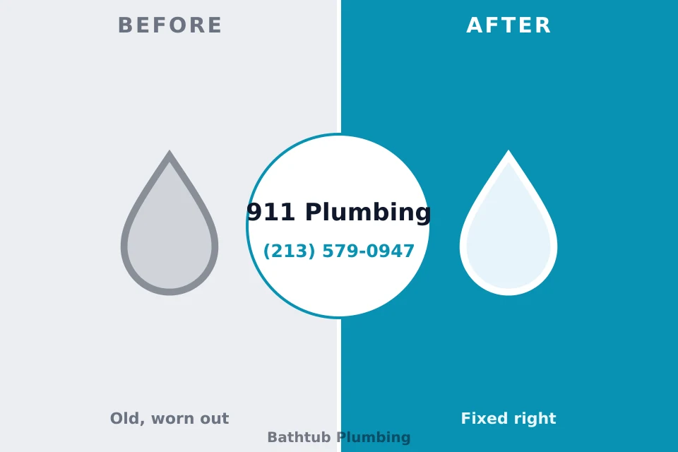 Before and after: plumbing repair Barbee, IN